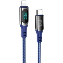 Кабель USB Type-C Lightning Hoco S51 1.2м Синий