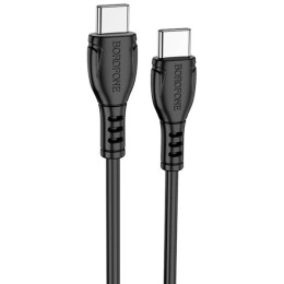 Кабель USB Type C - Type C Borofone BX51 TPU 1м Черный