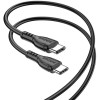 Кабель USB Type C - Type C Borofone BX51 TPU 1м Черный
