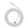 Кабель USB Type-C Type-C Zibelino 1мБелый