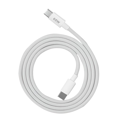 Кабель USB Type-C Type-C Zibelino 1мБелый