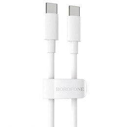 Кабель USB Type-C Type-C Borofone BX44 1м Белый