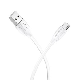 Кабель USB Type-C Borofone BX19 TPU 1м Белый