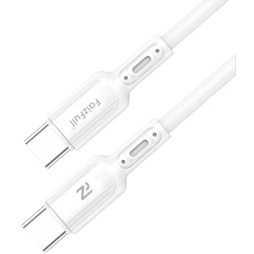 Кабель USB Type-C Type-C FaizFull FR80 1м Белый