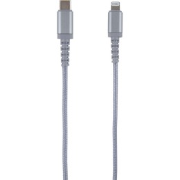 Кабель USB Type-C Lightning Red Line Серебристый