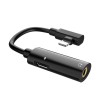 Переходник USB Type C - 3.5mm Hoco LS19 Черный