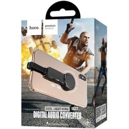 Переходник Lightning - Lightning Hoco LS22 Черный