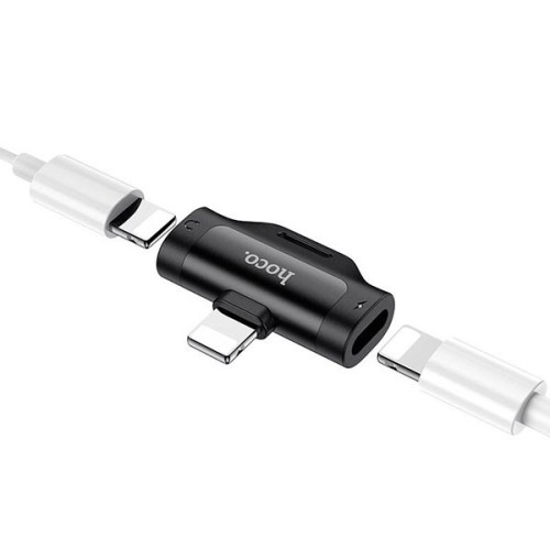 Переходник Lightning - Lightning Hoco LS31 Черный