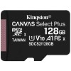 Карта памяти Kingston microSDHC Class 10 UHS I U1 128Gb