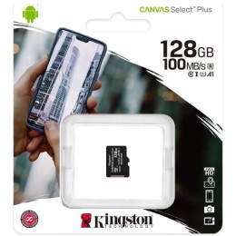 Карта памяти Kingston microSDXC Class 10 UHS-I U1 128Gb