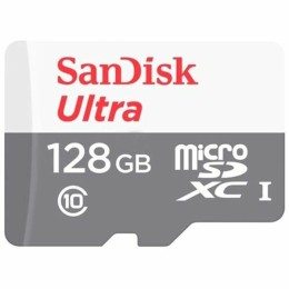 Карта памяти Sandisk microSDXC Class 10 UHS I 128Gb