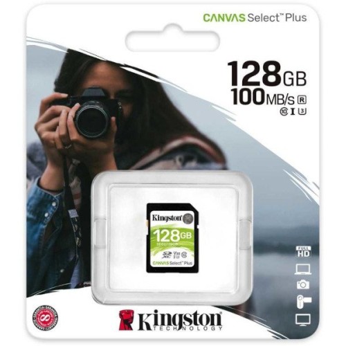 Карта памяти Kingston SDXC Class 10 UHS-I U3 128Gb