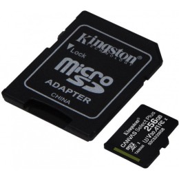 Карта памяти Kingston microSDXC Class 10 UHS-I U1 256Gb SDCS2/256GB