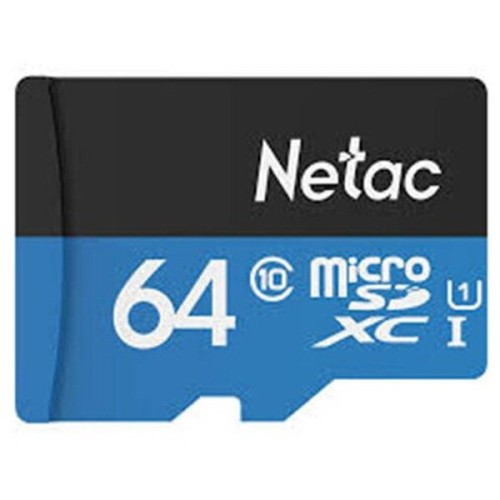 Карта памяти Netac microSDXC Class 10 UHS I U3 64Gb SD adapter