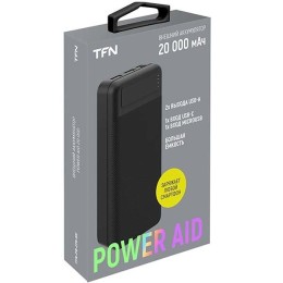 Внешний аккумулятор TFN PowerAid 20000 mAh TFN-PB-279-BK Черный