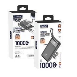 Внешний аккумулятор FaizFull FL74 Black 22,5W 10,000mAh