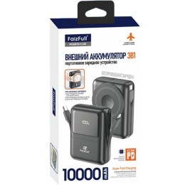 Внешний аккумулятор FaizFull Power Bank FL88 10000мАч Черный