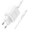 Сетевое зарядное устройство Borofone BN9 35W Type-C - Lightning Белое