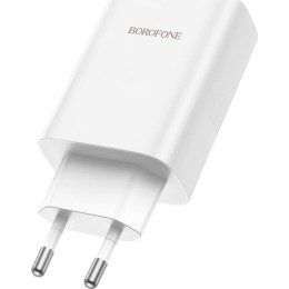 Сетевое зарядное устройство без кабеля Borofone BN10 Белое