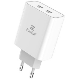 Сетевое зарядное устройство без кабеля FaizFull FC100 35W Белое