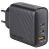 Сетевое зарядное устройство без кабеля FaizFull FC126 USB-Cх2 45W USB-A 20W Черное