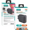 Сетевое зарядное устройство без кабеля FaizFull FC126 USB-Cх2 45W USB-A 20W Черное