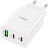 Сетевое зарядное устройство Hoco C99A Type-C 20W Белое