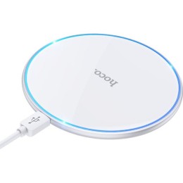 Беспроводное зарядное устройство Hoco CW6 Pro Easy 15W Белое