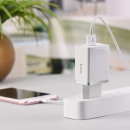 Сетевое зарядное устройство Hoco C42A Белое
