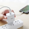 Сетевое зарядное устройство Hoco C76А Plus и кабель Lightning Белое
