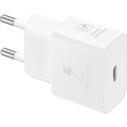 Сетевое зарядное устройство Samsung 25W EP-T2510XWEGEU с кабелем Белое
