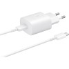 Сетевое зарядное устройство Samsung 25W EP-TA800XWEGWW Белое