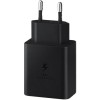 Сетевое зарядное устройство с кабелем Samsung 45W EP-T4510XBEGEU Черное