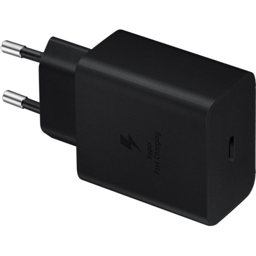 Сетевое зарядное устройство с кабелем Samsung 45W EP-T4510XBEGEU Черное