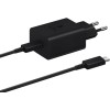 Сетевое зарядное устройство с кабелем Samsung 45W EP-T4510XBEGEU Черное