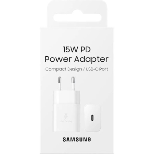 Сетевое зарядное устройство Samsung EP-T1510 2A PD EP-T1510XWEGEU Белый