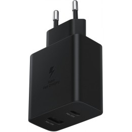 Сетевое зарядное устройство Samsung EP-TA220NBEGEU USB-C/USB-A Черный