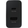 Сетевое зарядное устройство Samsung EP-TA220NBEGEU USB-C/USB-A Черный