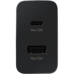 Сетевое зарядное устройство Samsung EP-TA220NBEGEU USB-C/USB-A Черный
