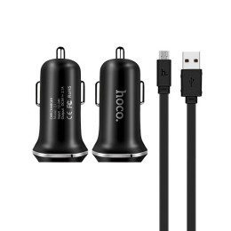 Автомобильное зарядное устройство Hoco Z1 MicroUSB Черный