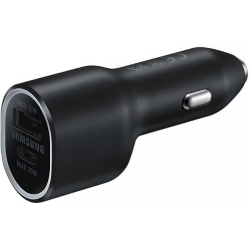 Автомобильное зарядное устройство Samsung EP-L4020NBEGE USB/USB Type-C Черный