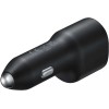 Автомобильное зарядное устройство Samsung EP-L4020NBEGE USB/USB Type-C Черный