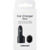 Автомобильное зарядное устройство Samsung EP-L4020NBEGE USB/USB Type-C Черный