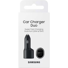 Автомобильное зарядное устройство Samsung EP-L4020NBEGE USB/USB Type-C Черный
