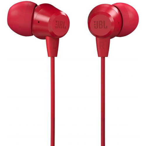 Наушники Наушники JBL C50HI JBLC50HIRED Красные