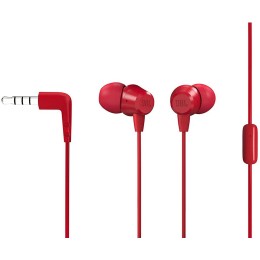Наушники Наушники JBL C50HI JBLC50HIRED Красные