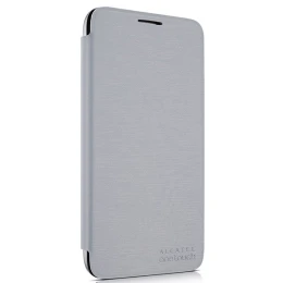 Чехол книжка для Alcatel PIXI 3(5) 5065D FlipCover G5065-3SALFCG-RU Silver