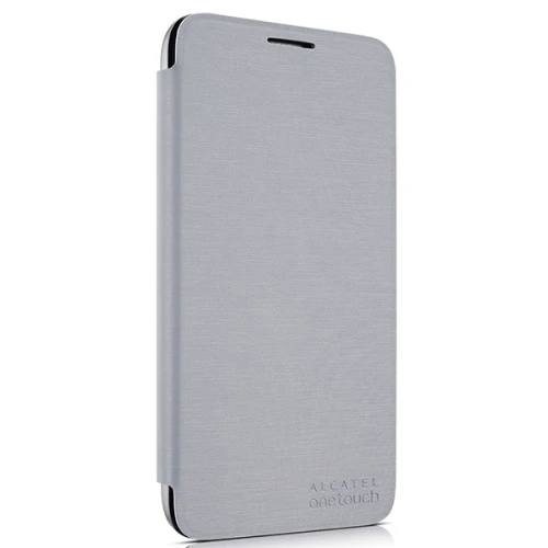 Чехол книжка для Alcatel PIXI 3(5) 5065D FlipCover G5065-3SALFCG-RU Silver