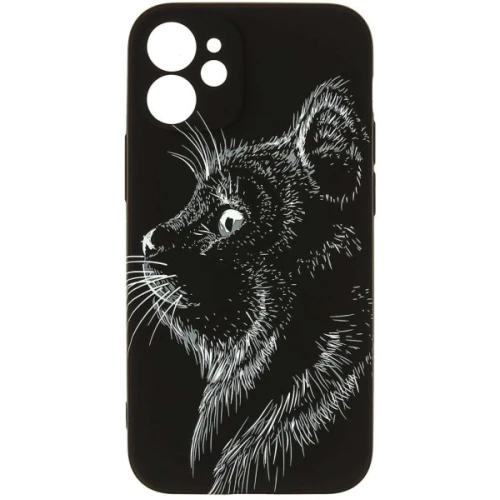 Силиконовый чехол для Apple iPhone 12 mini Helsen с защитой камеры J71