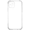 Силиконовый чехол для Apple iPhone 12 Mini TPU 1.5мм с усиленными углами и защитой камеры Прозрачный